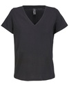 Koszulka V-Neck Bawełniana L04766 - Deep Black