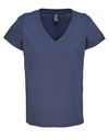 Koszulka V-Neck Bawełniana L04766 - French Navy