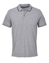 Koszulka Polo Męska Bawełniana L04769 - Grey Melange & French Navy