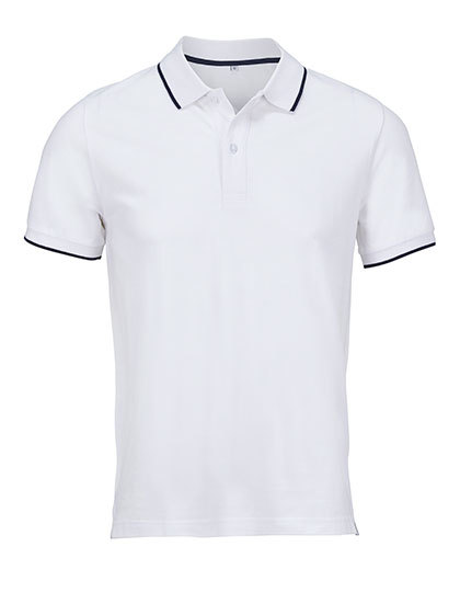 Koszulka polo L04769 - White&French Navy