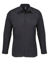 Koszula Dopasowana Popelina z Recyklingu L04770 - Black