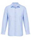 Koszula Dopasowana Popelina z Recyklingu L04770 - Sky Blue