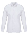 Koszula Dopasowana Popelina z Recyklingu L04770 - White