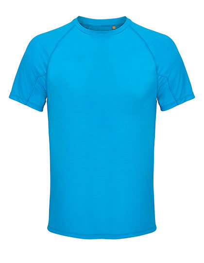 Koszulka Meska Raglanowa Oddychajaca L04787 - Aqua