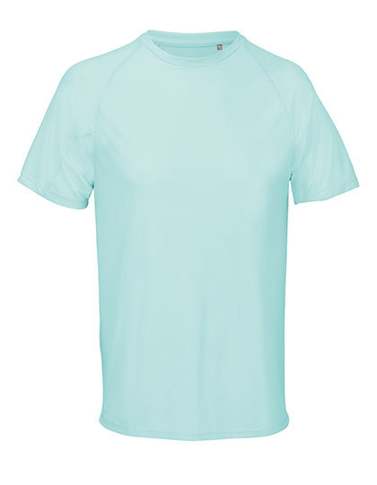 Koszulka Meska Raglanowa Oddychajaca L04787 - Arctic Blue