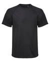 Koszulka Meska Raglanowa Oddychajaca L04787 - Black