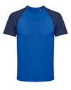 Koszulka Meska Raglanowa Oddychajaca L04787 - French Navy & Royal Blue 241