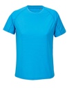 Koszulka Raglan Dopasowana Oddychajaca L04788 - Aqua