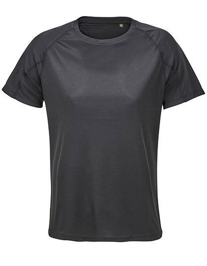 Koszulka Raglan Dopasowana Oddychajaca L04788 - Black