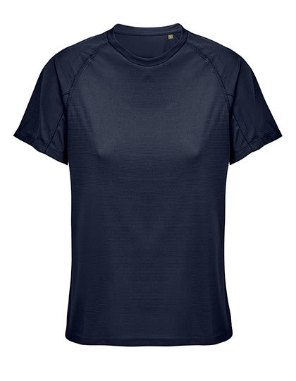 Koszulka Raglan Dopasowana Oddychajaca L04788 - French Navy