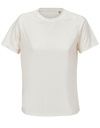 Koszulka Raglan Dopasowana Oddychajaca L04788 - Off White
