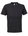 Koszulka Damska Krotka Dopasowana Bawelna Organiczna L04811 - Deep Black