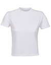 Koszulka Damska Krotka Dopasowana Bawełna Organiczna L04811 - White