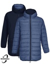 Kurtka Dwustronna Pikowana Wiatroszczelna L04815 - French Navy & Denim