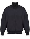 Kurtka Sportowa Rozpinana Luzny Kroj Poliester z Recyklingu L04816 - Black