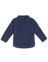 Bluza Unisex Mikropolar z Krotkim Zamkiem LW031 - Navy