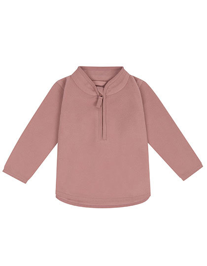 Bluza Unisex Mikropolar z Krótkim Zamkiem LW031 - Soft Pink