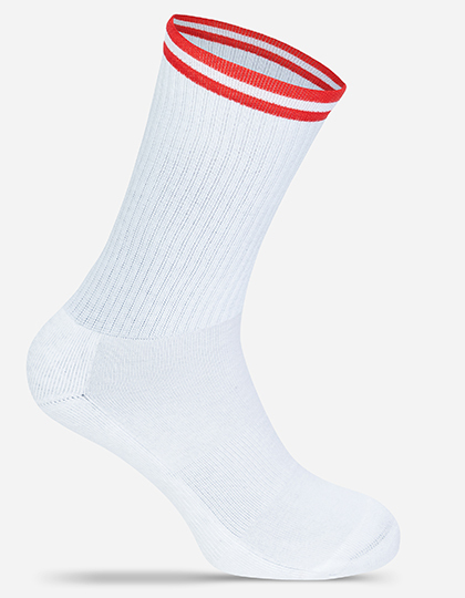 Skarpetki Standardowe Bawelniane Oddychajace MRS5008 - Red