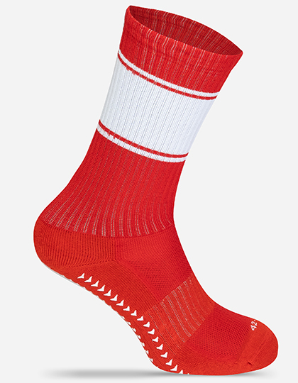 Skarpety Sportowe Antypoślizgowe Techniczne MRS5009 - Red