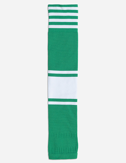 Skarpetki Dlugie Sportowe Prazkowane MRS5011 - Green