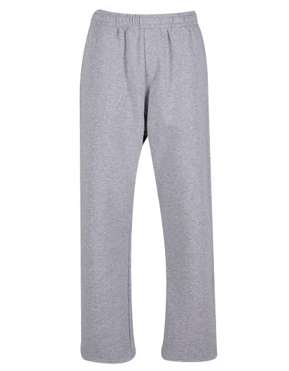 Spodnie Szerokie Bawelniane Szczotkowane NM042 - Heather Grey