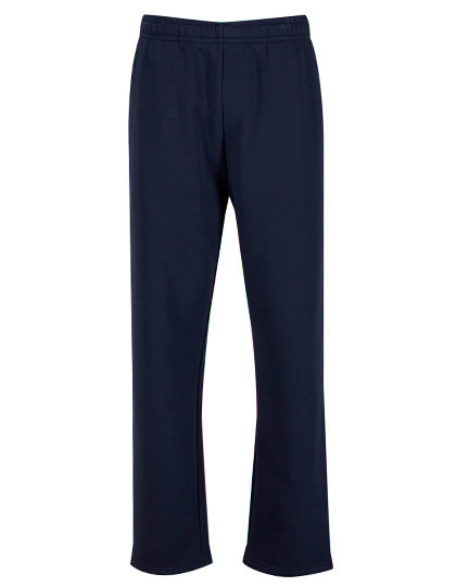 Spodnie Szerokie Bawelniane Szczotkowane NM042 - Navy
