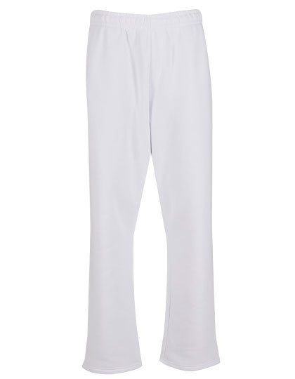 Spodnie Szerokie Bawelniane Szczotkowane NM042 - White