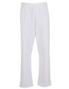 Spodnie Szerokie Bawelniane Szczotkowane NM042 - White