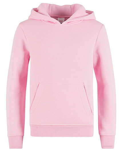 Bluza Dziecięca z Kapturem Kangurka Bawełniana NMK010 - Soft Pink