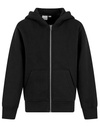Bluza Oversize Z Kapturem Z Zamkiem Miekka Puszysta NMK013 - Black