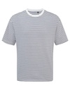 Koszulka Oversize Bawelniana PW020 - Navy-White Stripe