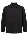 Kurtka Robocza Rozpinana Unisex Plotno Bawelniano Poliestrowe PW022 - Black (ca. Pantone Black C)