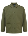 Kurtka Robocza Rozpinana Unisex Plotno Bawelniano Poliestrowe PW022 - Olive (ca. Pantone 7763C)