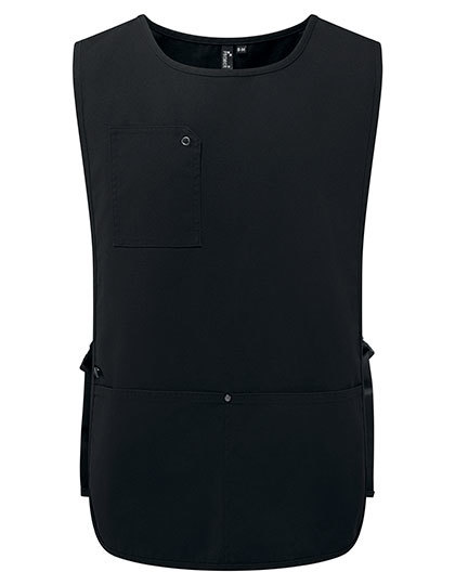 Kitle Ochronne Bez Rekawow Plotno Bawelniano Poliestrowe PW024 - Black (ca. Pantone Black C)