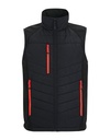 Kamizelka Ocieplana Hybrydowa Strecz Recykling RG20300 - Black & Classic Red