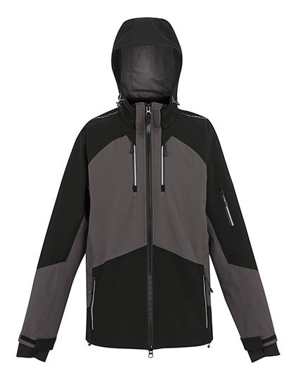Kurtka Meska Rozciagliwa Wodoodporna Oddychajaca RG5350 - Slate Grey & Black
