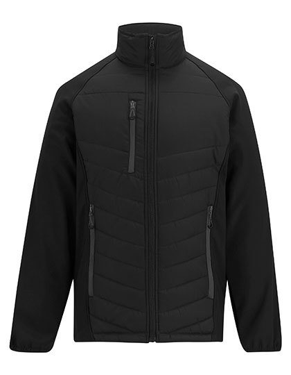 Kurtka Robocza Wodoodporna Stretch RG958 - Black & Ash (Heather)