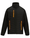 Kurtka Robocza Wodoodporna Stretch RG958 - Black & Orange Pop