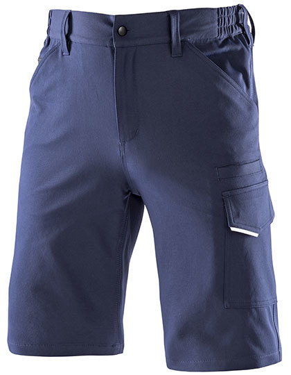 Spodnie Krotkie Slim Fit Poliester Twill Recykling Strecz RT520 - Navy