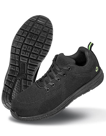 Buty Ochronne Treningowe Oddychajace Bezmetalowe RT550 - Black & Lime
