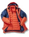 Kurtka 3w1 Ocieplana Wodoodporna Recykling RT920 - Orange & Navy