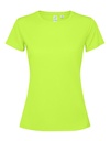 Koszulka Dopasowana Techniczna Poliester Recykling RY0431 - Fluor Green 222