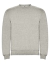 Bluza Dresowa Klasyczna Bawelniana Poliestrowa RY1070 - Ash White Melange 177