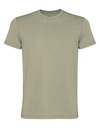 Koszulka Męska Krótki Rękaw Bawełna Czesana RY2200 - Light Khaki Washed 804