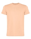 Koszulka Meska Krotki Rekaw Bawelna Czesana RY2200 - Light Papaya Washed 805