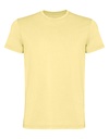 Koszulka Meska Krotki Rekaw Bawelna Czesana RY2200 - Yellow Sweet Washed 801