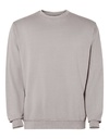 Bluza Unisex Okrągły Dekolt Bawełna Frotte Prana Kwasem RY2203 - Stone Grey Washed 802