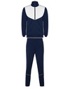 Dres Sportowy Slim Fit Interlock RY6402 - Navy Blue 55 & White 01