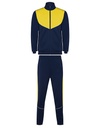 Dres Sportowy Slim Fit Interlock RY6402 - Navy Blue 55 & Yellow 03