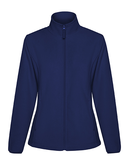 Kurtka Polarowa Damska z Wysokim Kolnierzem RY6415 - Navy Blue 55
